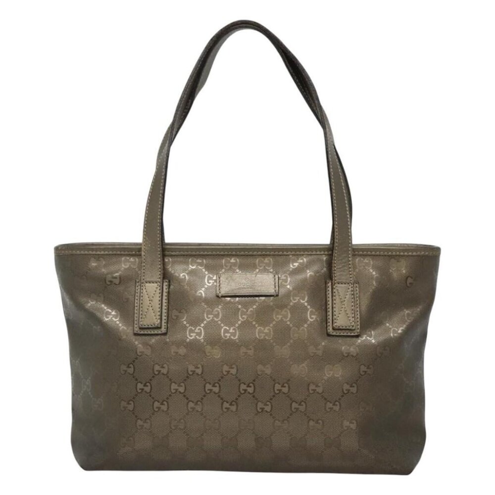 GUCCI GG implementation Tote Bag Khaki 211138 Auth KD120 - Picture 2 of 16